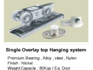 TW 08 Single overlay top hanging system